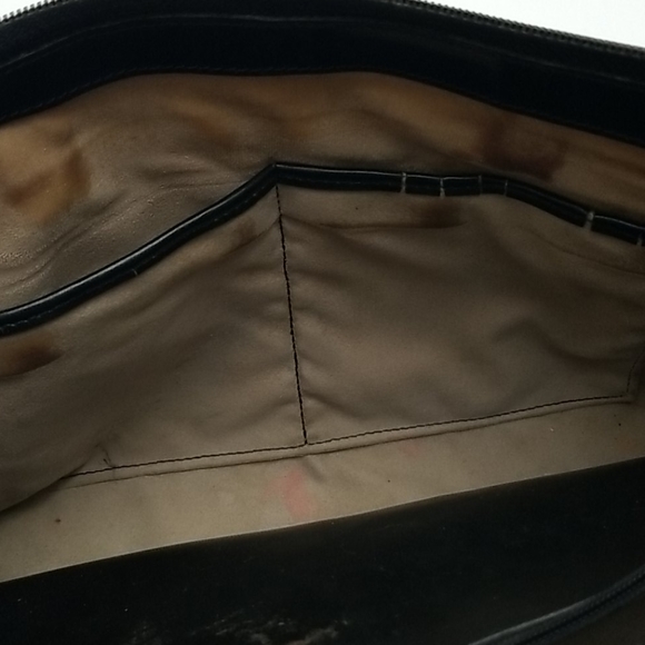 Vintage Brahmin Crocodile Embossed Leather Handbag - Picture 5 of 13